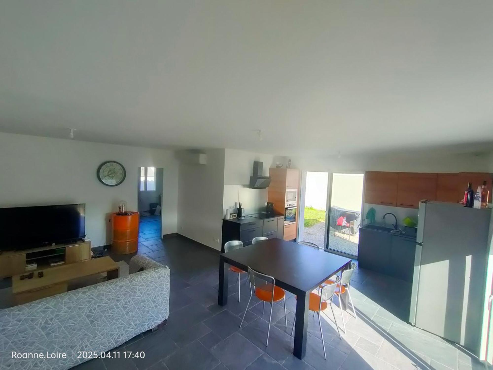 Chambre Dans Maison Plain-Pied Moderne Roanne Exteriör bild